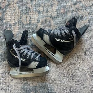 CCM Kids Hockey Skates - Black and White